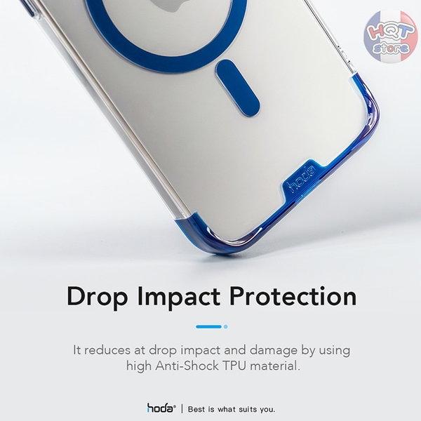 Ốp lưng trong suốt HODA Slim Defender Case iPhone 15 Pro Max / 15 Pro