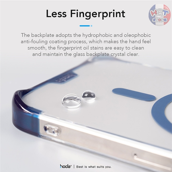 Ốp lưng trong suốt HODA Slim Defender Case iPhone 15 Pro Max / 15 Pro
