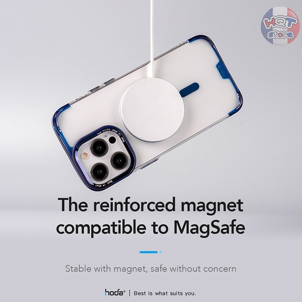 Ốp lưng trong suốt HODA Slim Defender Case iPhone 15 Pro Max / 15 Pro