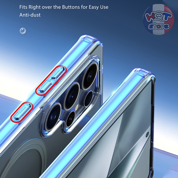 Ốp lưng trong suốt Dux Ducis Clin Mag Series cho S25 Ultra