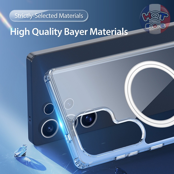 Ốp lưng trong suốt Dux Ducis Clin Mag Series cho S25 Ultra