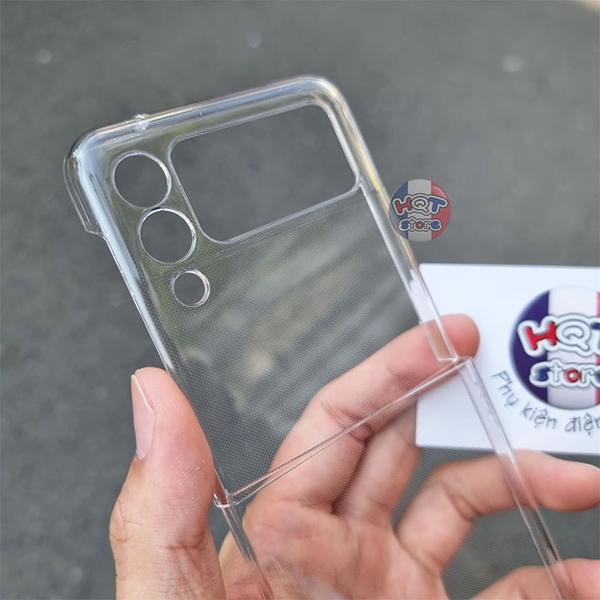 Ốp lưng trong suốt Likgus Clear Camera Case cho Galaxy Z Flip 3