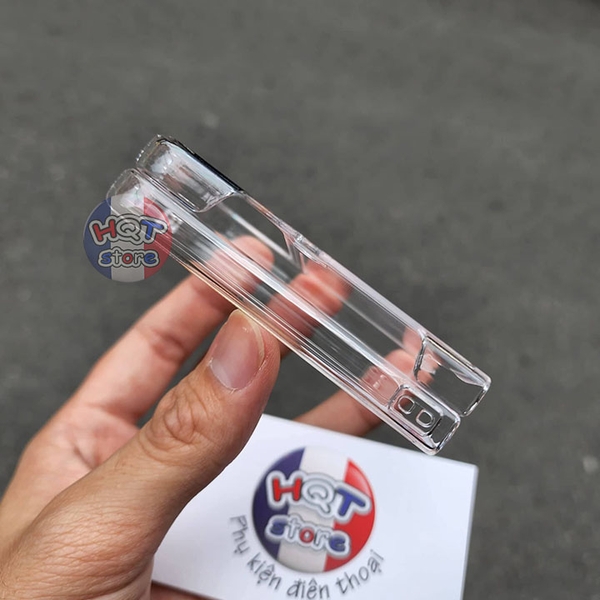 Ốp lưng trong suốt Likgus Clear Ring Holder Case cho Galaxy Z Flip 4