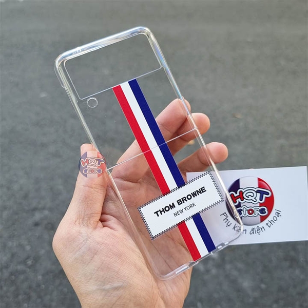 Ốp lưng trong suốt Likgus Clear Thom Browne Samsung Galaxy Z Flip 3