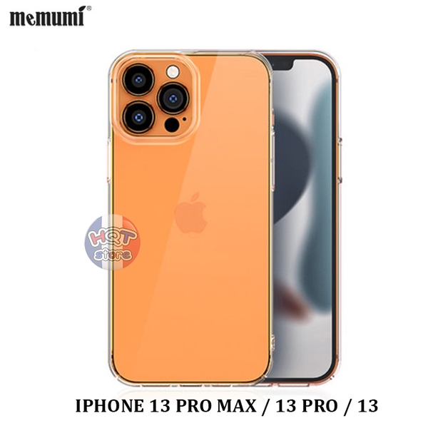 Ốp lưng trong suốt Memumi Clear cho IPhone 13 Pro Max / 13 Pro / 13