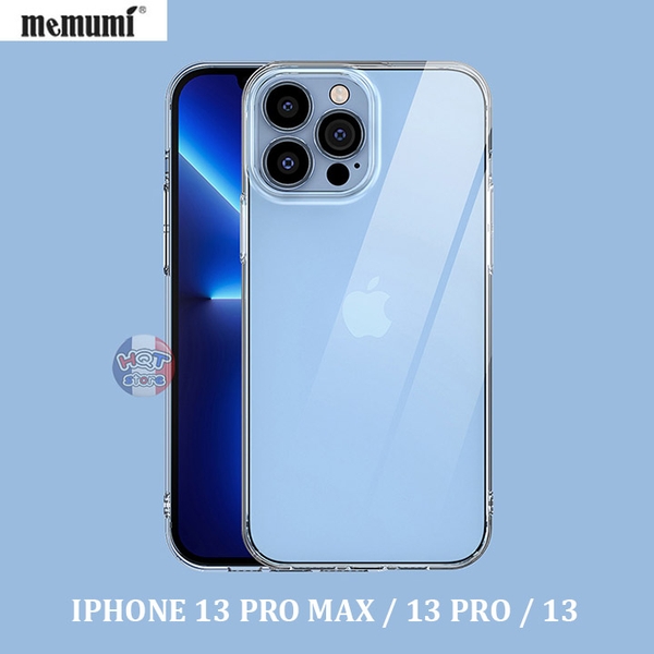 Ốp lưng trong suốt Memumi Clear cho IPhone 13 Pro Max / 13 Pro / 13