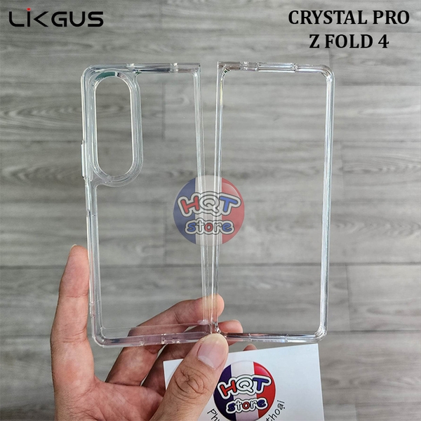 Ốp lưng trong suốt viền dẻo Likgus Crystal Pro cho Galaxy Z Fold 4