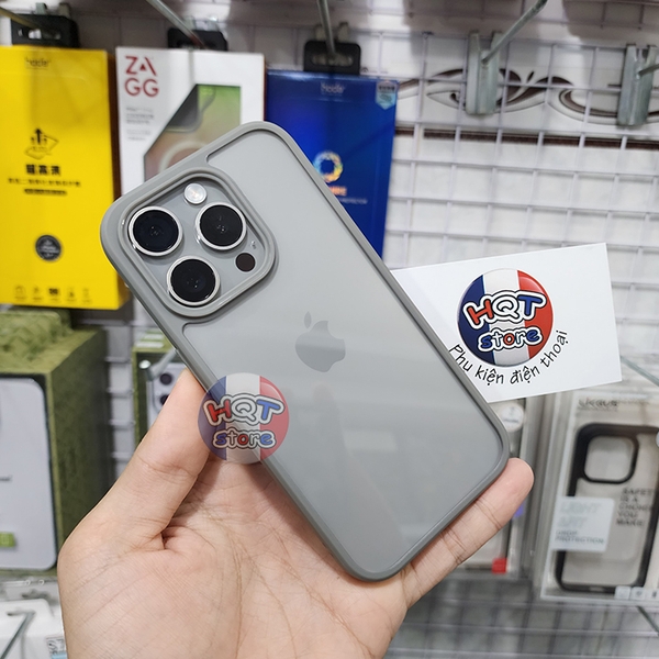 Ốp lưng trong viền màu Likgus Jame cho iPhone 15 Pro Max / 15 Pro