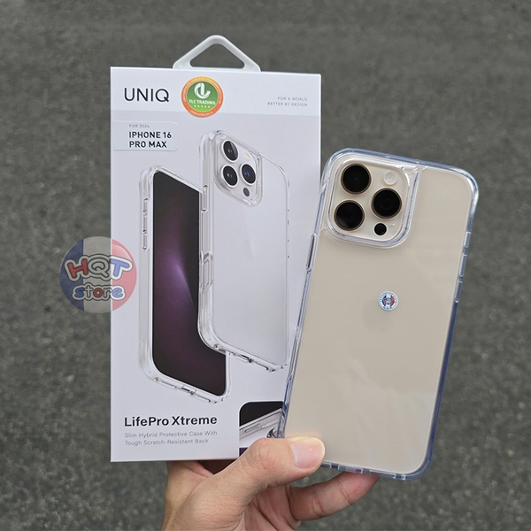 Ốp lưng UNIQ Hybrid LifePro Xtreme IPhone 16 Pro Max 16 Pro 16 Plus 16