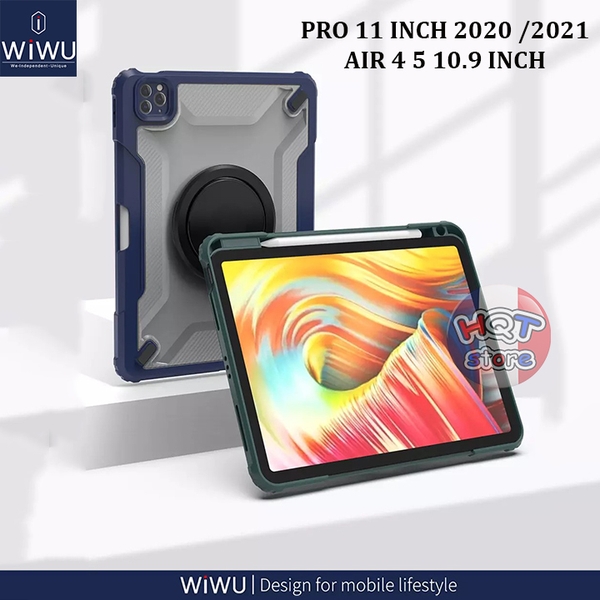 Ốp lưng WiWU Mecha Rotative Stand iPad Pro 11 inch / Air 4 5 10.9 inch