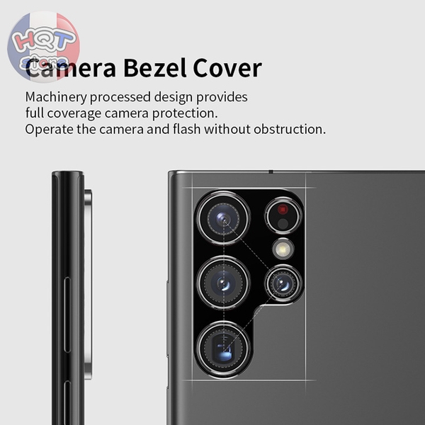 Ốp viền bảo vệ Camera Samsung cho S23 Ultra / S23 Plus / S23 bằng kim loại