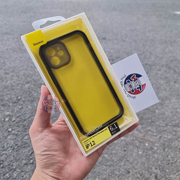 Ốp viền Bumper Baseus Frame Case cho IPhone 12 Pro Max / 12 Pro / 12