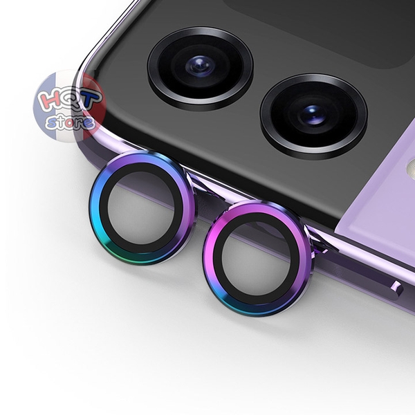 Ốp viền kính bảo vệ 2 camera Lens Protector cho Galaxy Z Flip 4 (5G)
