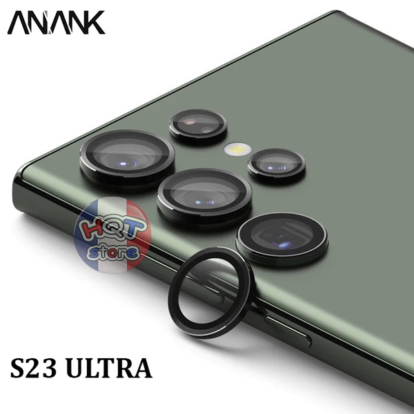 Ốp viền kính bảo vệ 5 Camera ANANK AR Lens Ring cho Samsung S23 Ultra
