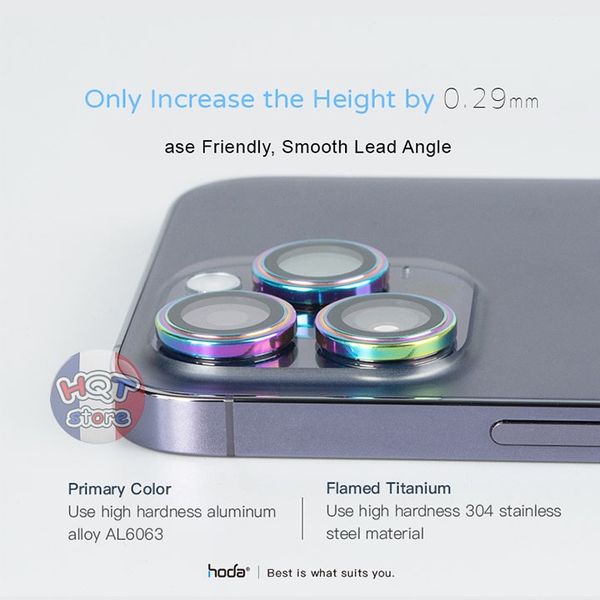 Ốp viền kính bảo vệ Camera Hoda Sapphire IPhone 14 Pro Max / 14 Pro