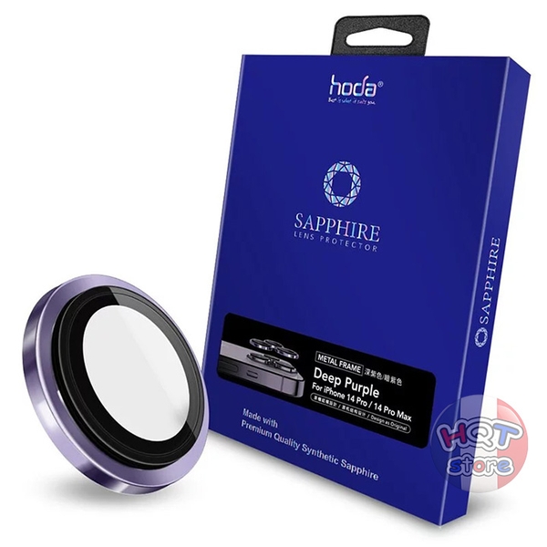 Ốp viền kính bảo vệ Camera Hoda Sapphire IPhone 14 Pro Max / 14 Pro