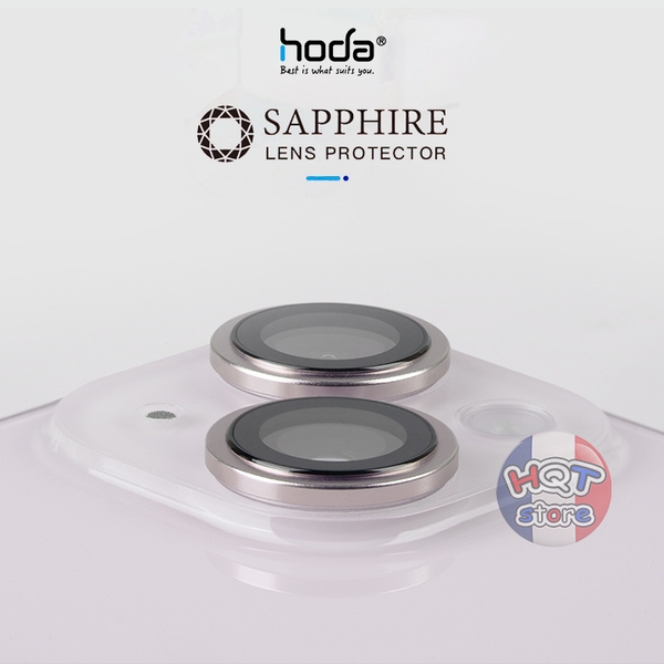 Ốp viền kính bảo vệ Camera Hoda Sapphire IPhone 15 Plus / 15