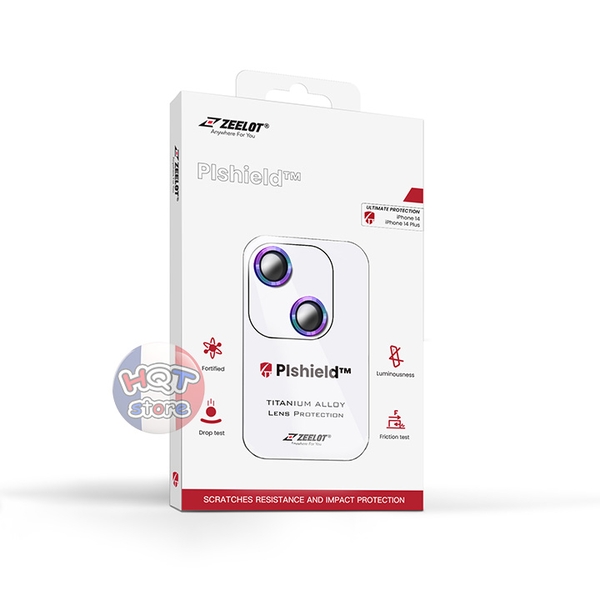 Ốp viền kính bảo vệ Camera ZEELOT PIshield IPhone 14 Plus / 14