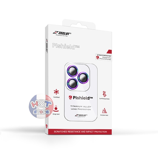 Ốp viền kính bảo vệ Camera ZEELOT PIshield IPhone 14 Pro Max / 14 Pro