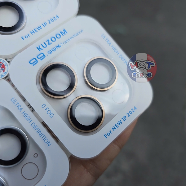 Ốp viền kính Camera Kuzoom AR IPhone 16 Pro Max / 16Pro / 16 Plus / 16