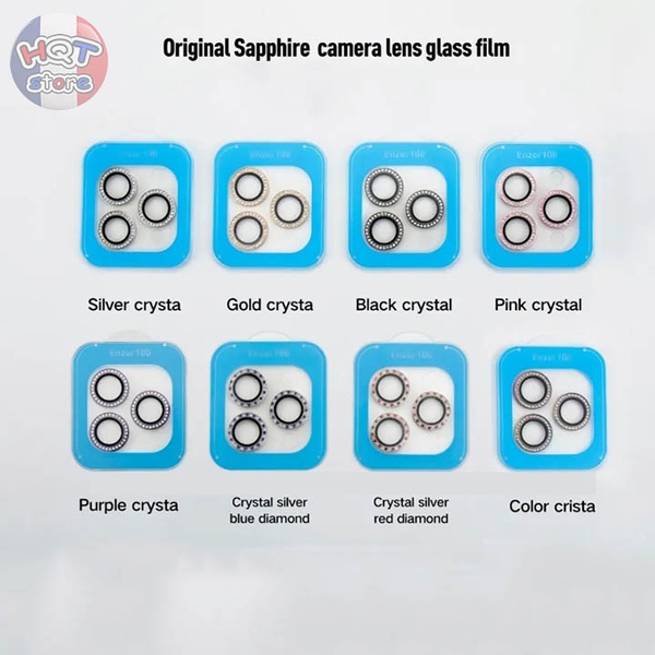 Ốp viền kính Camera Kuzoom Crystal IPhone 14 Pro Max 14 Pro 14 Plus 14