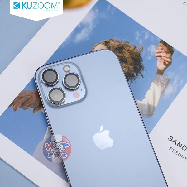 Ốp viền kính trong suốt Camera Kuzoom AR Transparent IPhone 13 Pro Max / 13 Pro / 13 / 13 Mini