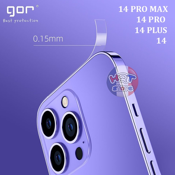 Dán full viền trong chống trầy GOR IPhone 14 Pro Max 14 Pro 14 Plus 14