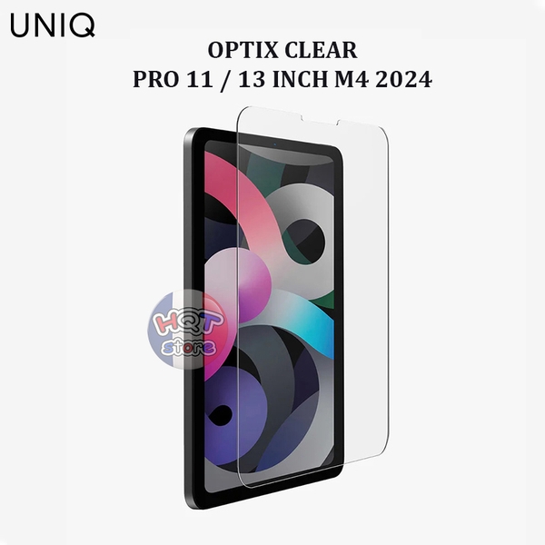 Kính cường lực trong UNIQ Optix Clear iPad Pro 11 / 13 inch M4