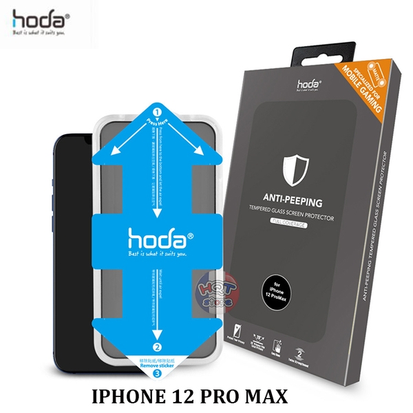 Kính cường lực HODA 2in1 ANTI-PEEPING + MATTE IPhone 12 Pro Max