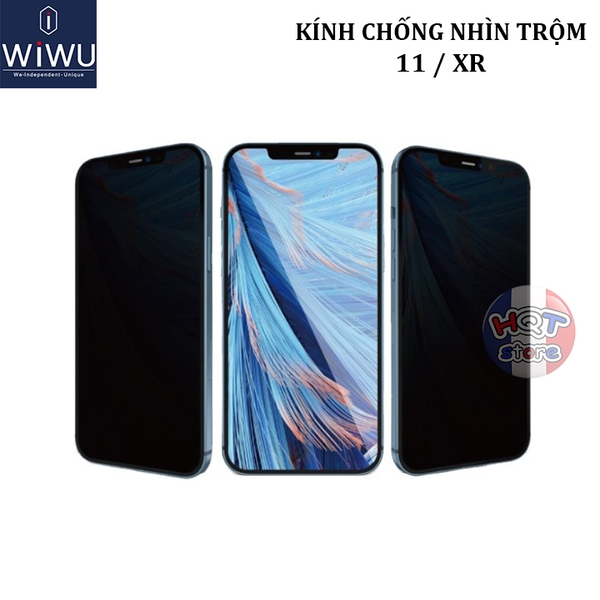 Kính cường lực chống nhìn trộm WiWU iPrivacy IP 11 / XR