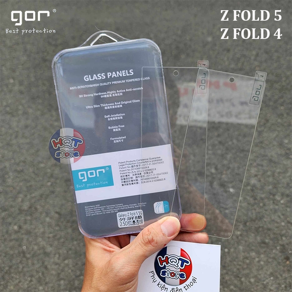 Kính cường lực màn hình Gor 9H Samsung Z Fold 5 / Fold 4 (màn nhỏ)