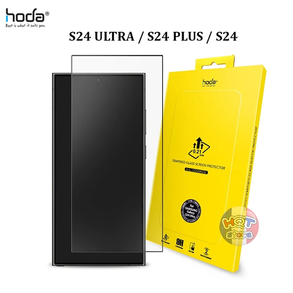 Kính cường lực màn hình HODA CLEAR 2.5D cho S24 Ultra / S24 Plus / S24