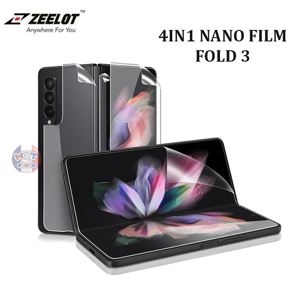 Miếng dán màn hình Zeelot 4in1 Nano Film Protection Galaxy Z Fold 3