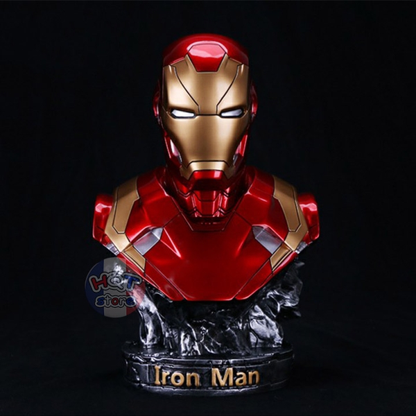 Mô hình IRon Man Mark 46 Polystone tỉ lệ 12 cao 35cm (MK46) Civil War