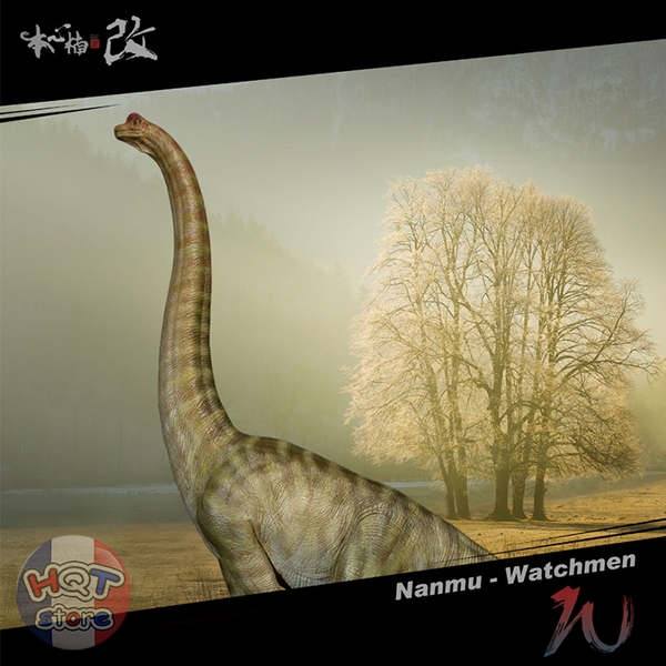 Mô hình khủng long Brachiosaurus Nanmu Red Head Limited Edition 1/35