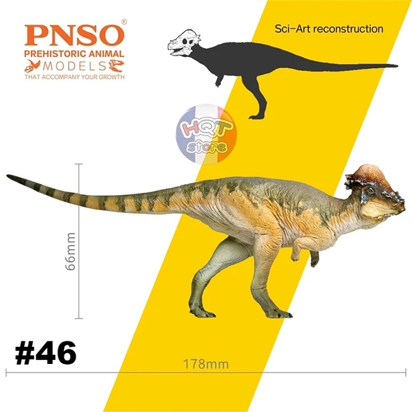 Mô hình khủng long Pachycephalosaurus Ausin PNSO 2020 tỉ lệ 1/35 chính hãng