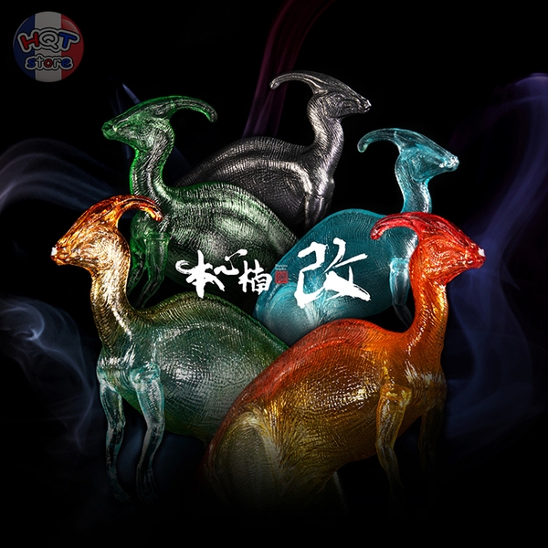 Mô hình khủng long Parasaurolophus Rainbow Macaron Nanmu tỉ lệ 1/35