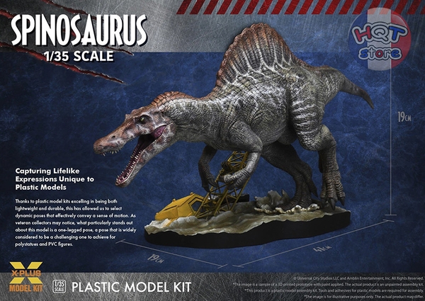 Mô hình lắp ráp khủng long Spinosaurus X-PLUS tỉ lệ 1/35 (chưa sơn)