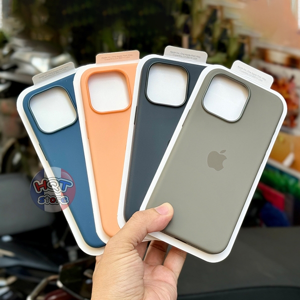 Ốp lưng chống bám bẩn Silicon Case IPhone 15 Pro Max / 15 Pro