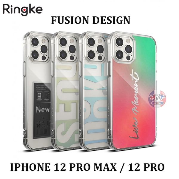 Ốp lưng chống sốc Ringke Fusion Design IPhone 12 Pro Max / 12 Pro