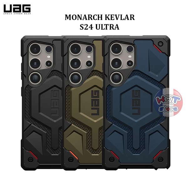 Ốp lưng chống sốc UAG Monarch Kevlar cho Samsung S24 Ultra chính hãng