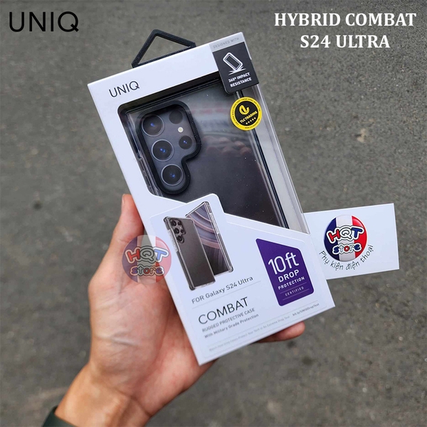 Ốp lưng chống sốc UNIQ Hybrid Combat cho Samsung S24 Ultra