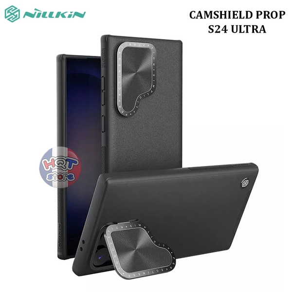 Ốp lưng da Nillkin Camshield Prop Leather Case Samsung S24 Ultra
