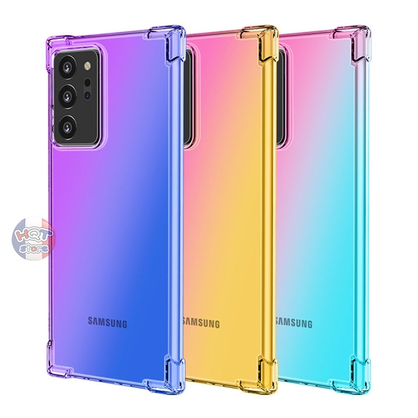 Ốp lưng dẻo trong suốt 7 màu Gradient Note 20 Ultra (5G) / Note 20