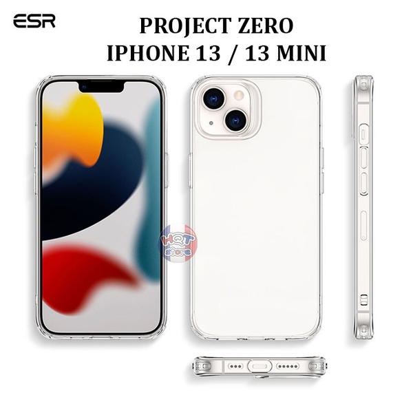 Ốp lưng dẻo trong suốt ESR PROJECT ZERO cho IPhone 13 / 13 Mini