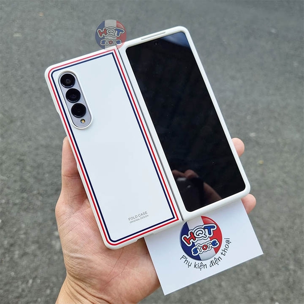 Ốp lưng Likgus Thom Browne Matte White cho Samsung Galaxy Z Fold 3