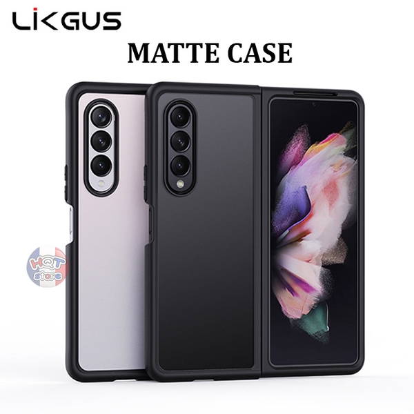 Ốp lưng nhám mờ Likgus Matte cho Samsung Galaxy Z Fold 3 chống vân tay