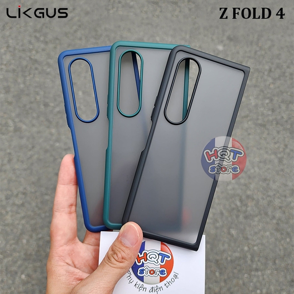 Ốp lưng nhám mờ Likgus Matte cho Samsung Galaxy Z Fold 4 chống vân tay