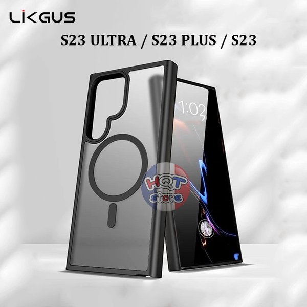 Ốp lưng nhám mờ Likgus Matte Magsafe cho S23 Ultra / S23 Plus / S23