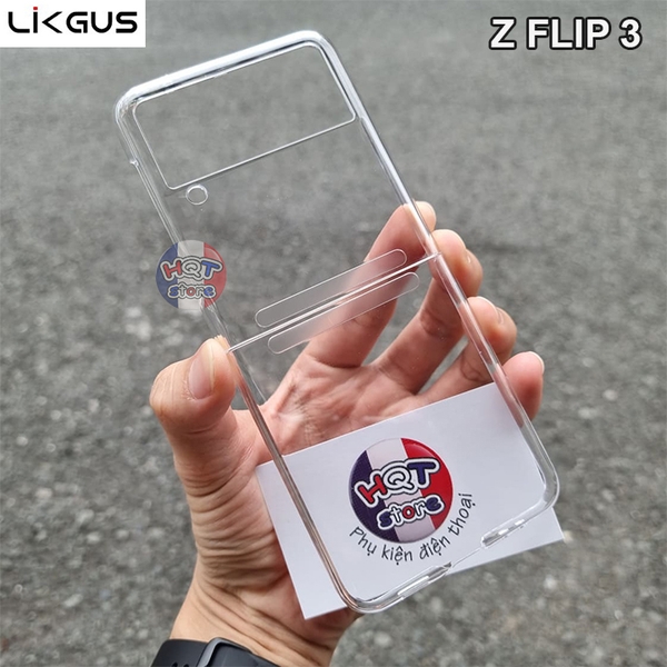 Ốp lưng siêu mỏng trong suốt Likgus Clear cho Samsung Galaxy Z Flip 3